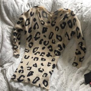 Cheetah Sweater